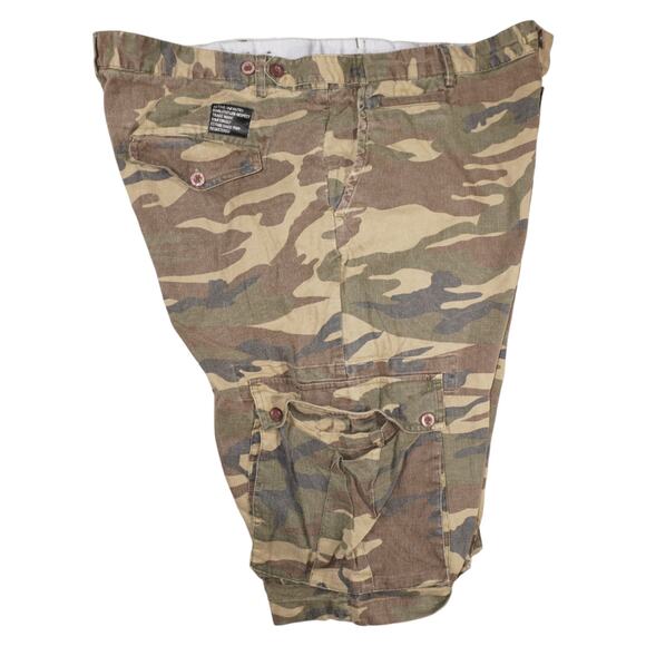 Active Brand Cargo Shorts Men’s 38 Camo Print Cotton Outdoor Utility - Picture 3 of 6